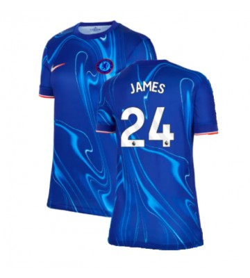 Chelsea Reece James #24 Primera Equipación Mujer 2024-25 Manga Corta